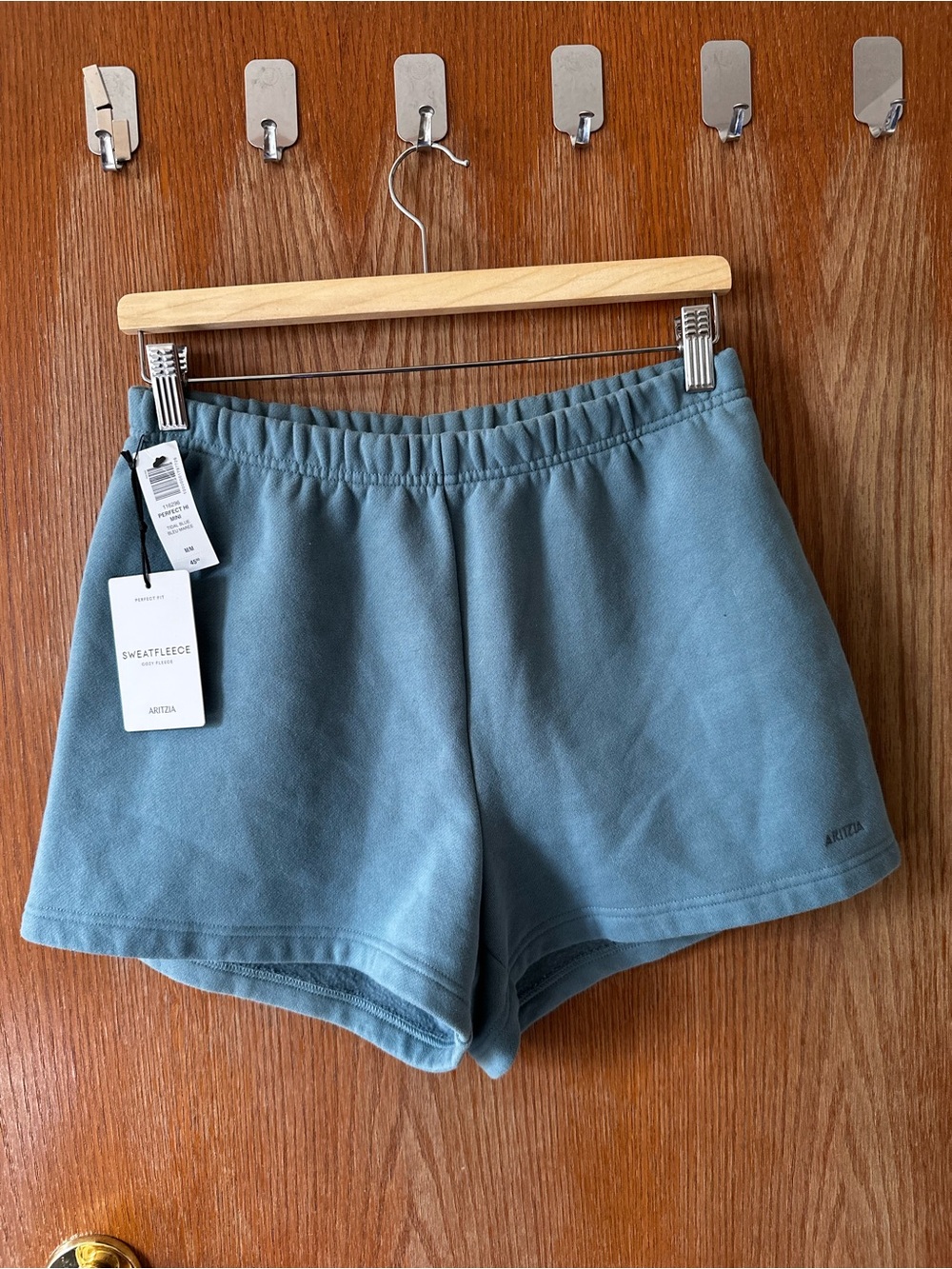 NWT Aritzia Cozy Sweatfleece Perfect Hi-Rise Mini Short
